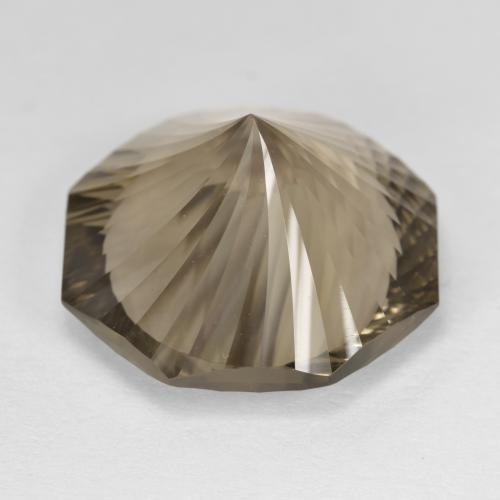 Smoky Quartz Gemstone in 18 x 18 mm (calibrated) Size for Sale, Smoky Quartz Stone in Mocha Brown Color