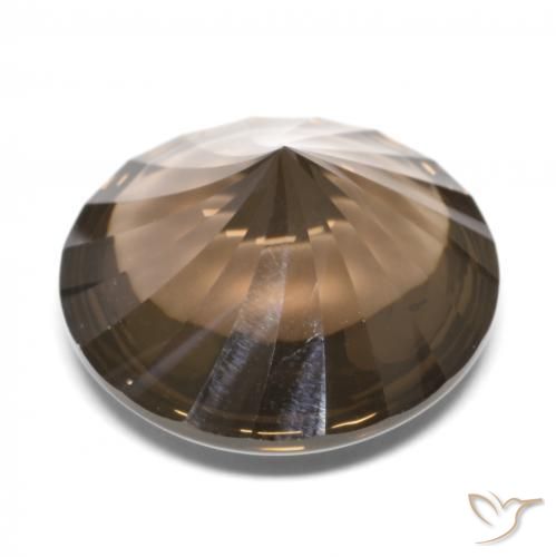 Smoky Quartz Gemstone in 16 mm (calibrated) Size for Sale, Smoky Quartz Stone in Gingerbread Brown Color