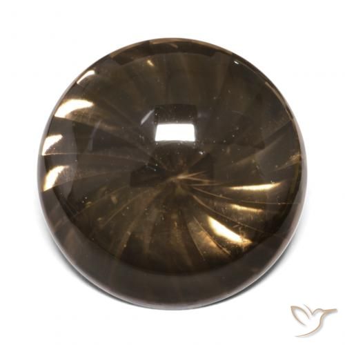 12.74ct Natural Light Brown Smoky Quartz, Round, Transparent