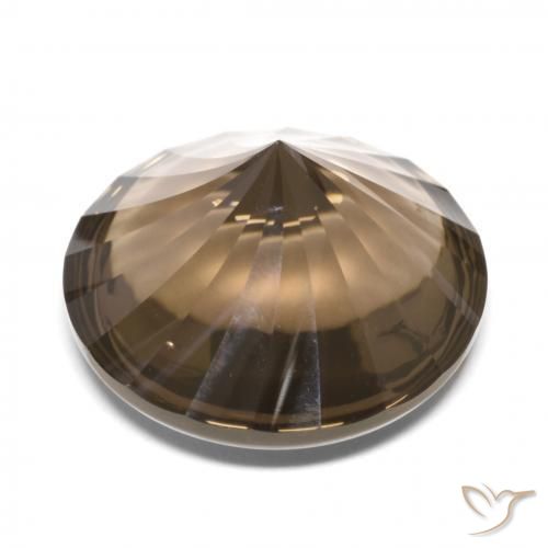 Smoky Quartz Gemstone in 16 mm (calibrated) Size for Sale, Smoky Quartz Stone in Light Brown Color