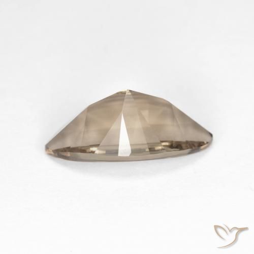 Smoky Quartz Gemstone in 13 x 8 mm Size for Sale, Smoky Quartz Stone in Light Mocha Color