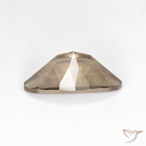 Smoky Quartz Gemstone in 13.1 x 8 mm Size for Sale, Smoky Quartz Stone in Medium-Light Brown Color