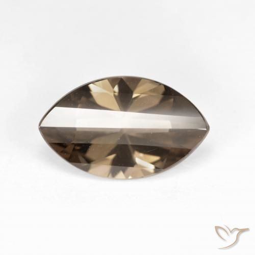 2.70ct Natural Warm Brown Smoky Quartz, Marquise, VVS