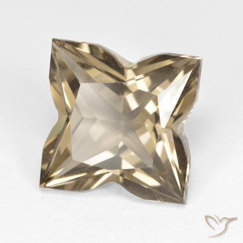 4.26 ct Brown Smoky Quartz Stone, Natural Smoky Quartz in Fancy Cut Shape for Sale