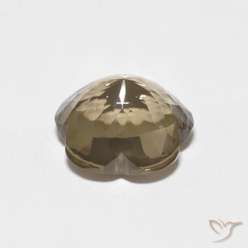 Smoky Quartz Gemstone in 11 x 11 mm (calibrated) Size for Sale, Smoky Quartz Stone in Light Tortilla Brown Color
