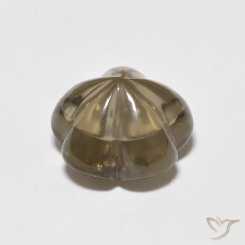 Smoky Quartz Gemstone in 11 x 11 mm (calibrated) Size for Sale, Smoky Quartz Stone in Medium Brown Color