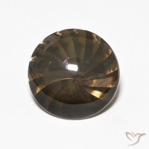 5.21ct Natural Brown Smoky Quartz, Round, Transparent