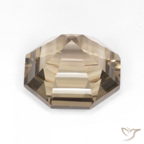 Smoky Quartz Gemstone in 12 x 12 mm (calibrated) Size for Sale, Smoky Quartz Stone in Mocha Brown Color
