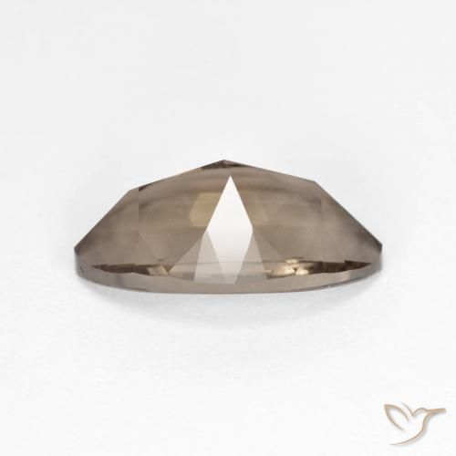 Smoky Quartz Gemstone in 13 x 8.2 mm Size for Sale, Smoky Quartz Stone in Umber Brown Color