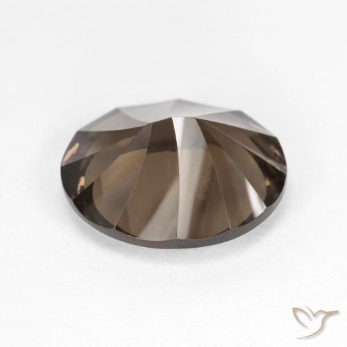 Smoky Quartz Gemstone in 12 x 1.1 mm Size for Sale, Smoky Quartz Stone in Hickory Brown Color