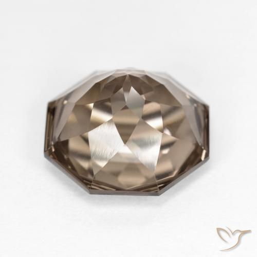 Smoky Quartz Gemstone in 12 x 12 mm (calibrated) Size for Sale, Smoky Quartz Stone in Medium Brown Color