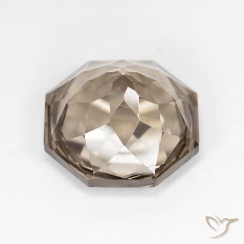 Smoky Quartz Gemstone in 12 x 12 mm (calibrated) Size for Sale, Smoky Quartz Stone in Warm Brown Color