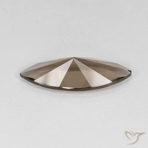 Smoky Quartz Gemstone in 18.1 x 7.1 mm Size for Sale, Smoky Quartz Stone in Light Mocha Color