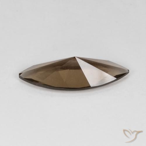 Smoky Quartz Gemstone in 18 x 7 mm Size for Sale, Smoky Quartz Stone in Light Mocha Color