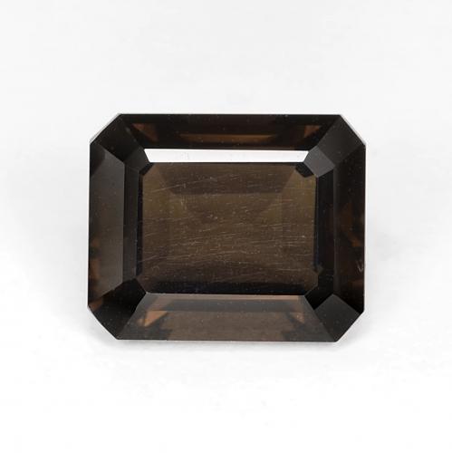 Quartz Fumé Brun Octogone / coupe Émeraude 4,5 ct du Brésil, Dimension 11,1 x 9,1mm, Pierre gemme naturelle Non traité, pureté vvs-vs, 1 pièce Quartz Fumé octagon step cut, dureté de Mohs de 7 convient aux bijoux de tous les jours, pierre de sagesse, Photo A