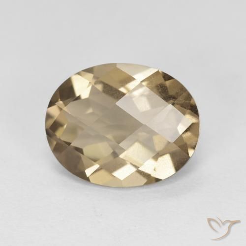 2.35ct Natural Mocha Brown Smoky Quartz, Oval, VS