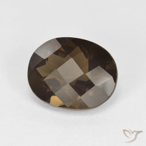 2.42ct Natural Medium Brown Smoky Quartz, Oval, VVS