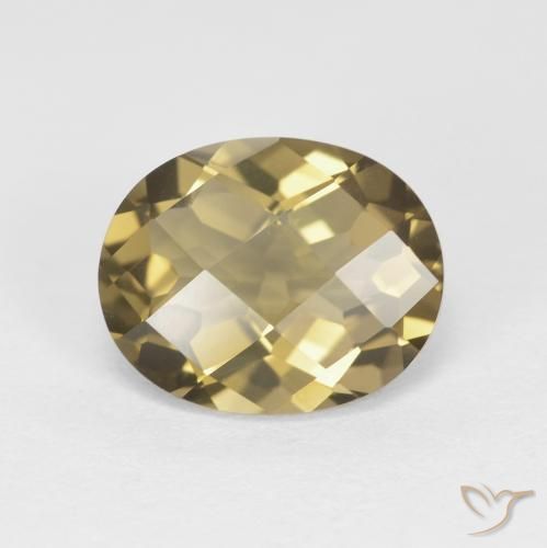 2.43ct Natural Coffee Brown Smoky Quartz, Oval, VVS