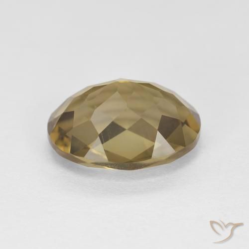 Smoky Quartz Gemstone in 10 x 8 mm (calibrated) Size for Sale, Smoky Quartz Stone in Coffee Brown Color