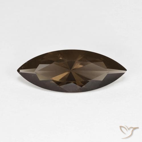 2.81ct Natural Brown Smoky Quartz, Marquise, VVS