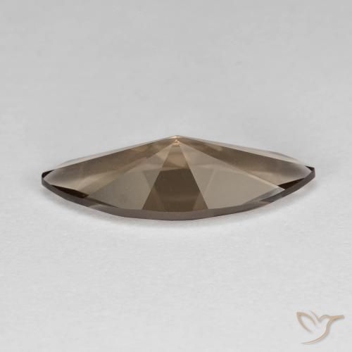 Smoky Quartz Gemstone in 18.1 x 7.1 mm Size for Sale, Smoky Quartz Stone in Warm Brown Color