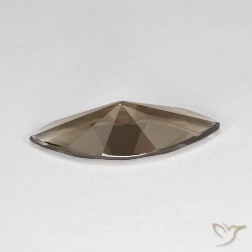 Smoky Quartz Gemstone in 17.8 x 6.8 mm Size for Sale, Smoky Quartz Stone in Warm Brown Color