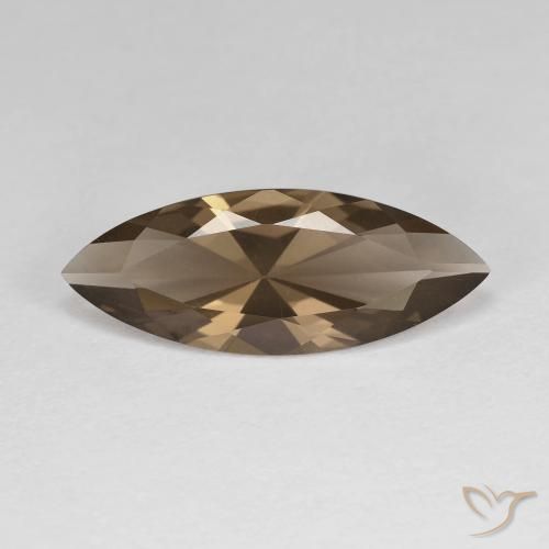 2.74ct Natural Warm Brown Smoky Quartz, Marquise, VVS