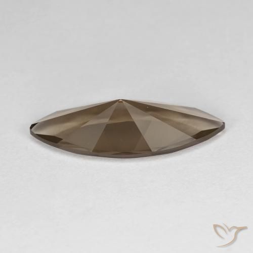 Smoky Quartz Gemstone in 18.1 x 7.1 mm Size for Sale, Smoky Quartz Stone in Warm Brown Color