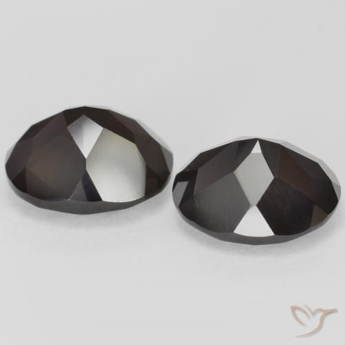Smoky Quartz Gemstones in 10 x 8 mm (calibrated) Size for Sale, Smoky Quartz Stones in Chocolate Brown Color