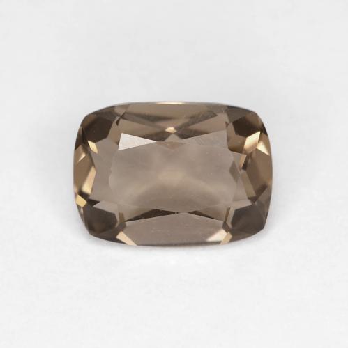 1.12 ct Brown Smoky Quartz Gemstone, Smoky Quartz Gem in Cushion-Cut Shape for Sale.
