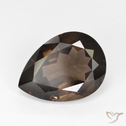 Natural Smokey Quartz Gemstone Size 18X13X8-10.5 MM JJ3413. Amazing Checker Cut 2 Pcs Lot AAA+++HIGH Quality Faceted Smokey Quartz