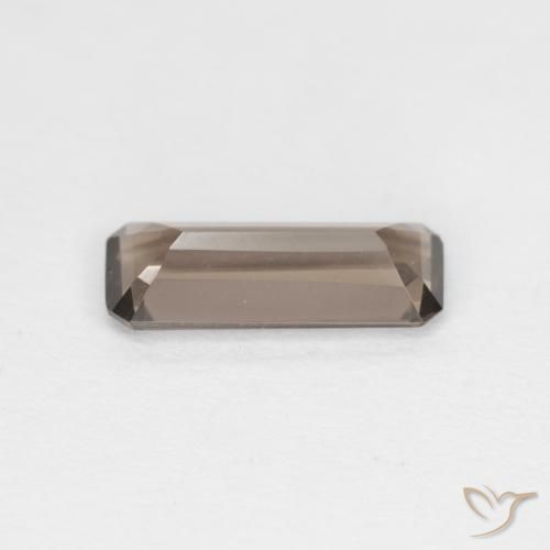 Smoky Quartz Gemstone in 9.8 x 4 mm Size for Sale, Smoky Quartz Stone in Medium Dark-Brown Color