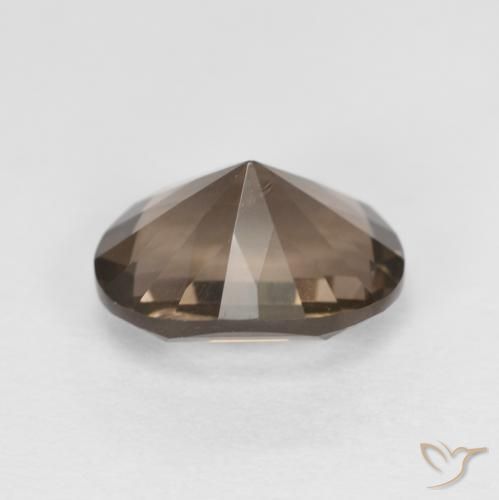 Smoky Quartz Gemstone in 10 x 8 mm (calibrated) Size for Sale, Smoky Quartz Stone in Light Mocha Color