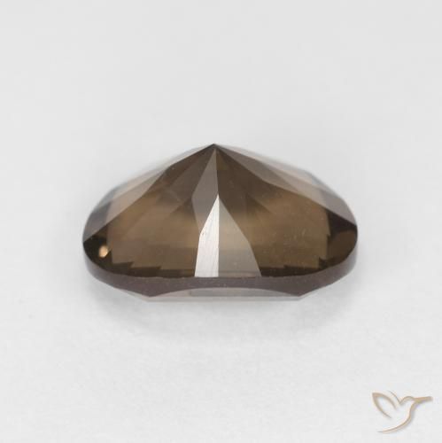 Smoky Quartz Gemstone in 10 x 8 mm (calibrated) Size for Sale, Smoky Quartz Stone in Medium Brown Color