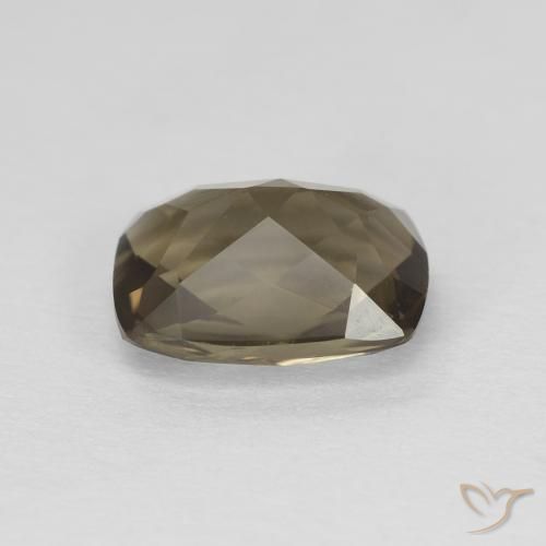 Smoky Quartz Gemstone in 9 x 7 mm (calibrated) Size for Sale, Smoky Quartz Stone in Medium Brown Color