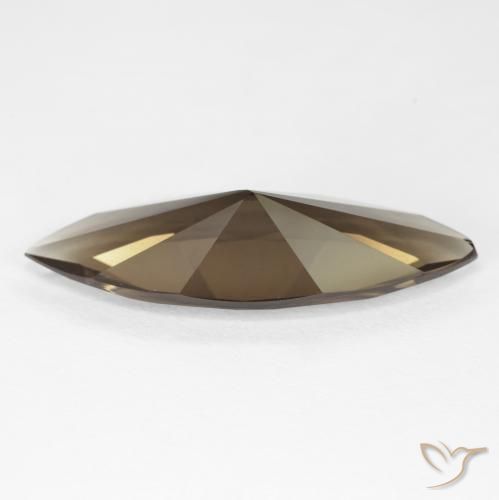 Smoky Quartz Gemstone in 25.3 x 9.1 mm Size for Sale, Smoky Quartz Stone in Medium Light-Brown Color