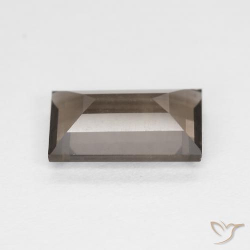 Smoky Quartz Gemstone in 9 x 6 mm (calibrated) Size for Sale, Smoky Quartz Stone in Hickory Brown Color