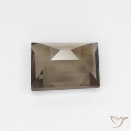 Smoky Quartz Gemstone in 6.5 x 5.5 mm Size for Sale, Smoky Quartz Stone in Warm Brown Color