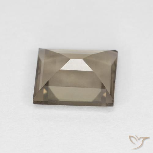 Smoky Quartz Gemstone in 6.5 x 5.5 mm Size for Sale, Smoky Quartz Stone in Medium Light-Brown Color
