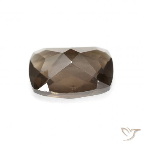 Smoky Quartz Gemstone in 9 x 7 mm (calibrated) Size for Sale, Smoky Quartz Stone in Hickory Brown Color