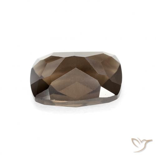 1.96ct Natural Warm Brown Smoky Quartz, Cushion, VVS
