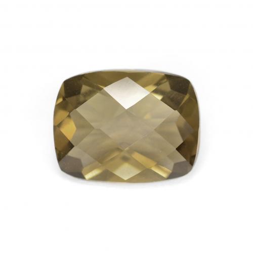 来自巴西 1,98 克拉垫形棕色烟晶,尺寸 9 x 7,1 mm 毫米,天然宝石,vvs 净度,1 颗浅玉米饼棕色烟晶,莫氏硬度为 7 适合日常佩戴饰品, Photo A