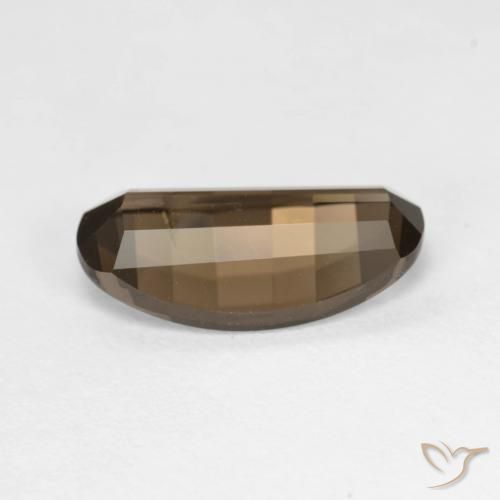 Smoky Quartz Gemstone in 14.1 x 7.1 mm Size for Sale, Smoky Quartz Stone in Light Brown Color