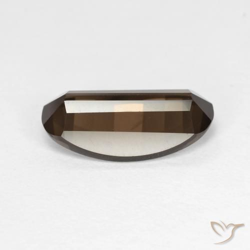 Smoky Quartz Gemstone in 14.1 x 7.1 mm Size for Sale, Smoky Quartz Stone in Medium Brown Color