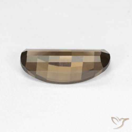 Smoky Quartz Gemstone in 14 x 7 mm Size for Sale, Smoky Quartz Stone in Light Mocha Color