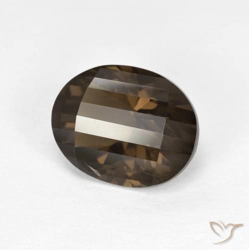 2.54ct Natural Medium Brown Smoky Quartz, Oval, VVS