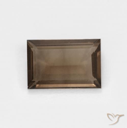 1.43ct Natural Warm Brown Smoky Quartz, Baguette, VVS