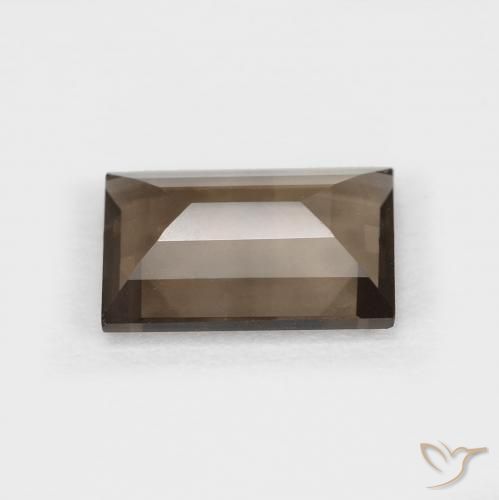 Smoky Quartz Gemstone in 9 x 6 mm (calibrated) Size for Sale, Smoky Quartz Stone in Warm Brown Color