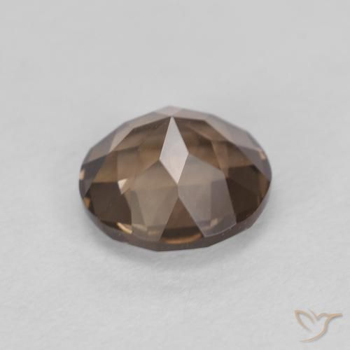 Smoky Quartz Gemstone in 7 mm (calibrated) Size for Sale, Smoky Quartz Stone in Light Brown Color