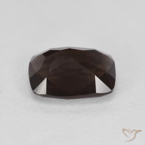Smoky Quartz Gemstone in 9 x 7 mm (calibrated) Size for Sale, Smoky Quartz Stone in Deep Brown Color